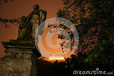 Scottish View Edinburgh Stock Photo