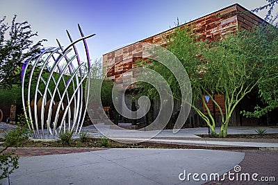 SCOTTSDALE, ARIZONA - July 2, 2020: Museum of the West is located in Old Town Scottsdale, Arizona on the former site of the Loloma Editorial Stock Photo