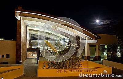 Scottsdale Civic Center Library Stock Photo