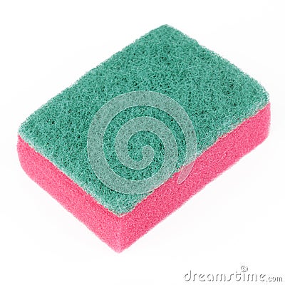 Scourer Sponge Cutout Stock Photo