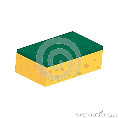 Scouring pads spong for housework cleaning. Vector illustration Vector Illustration
