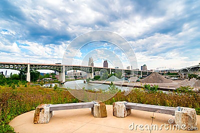 Scranton Flats, Cleveland Stock Photo