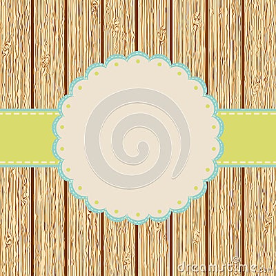 Scrap card,vintage design. + EPS8 Vector Illustration