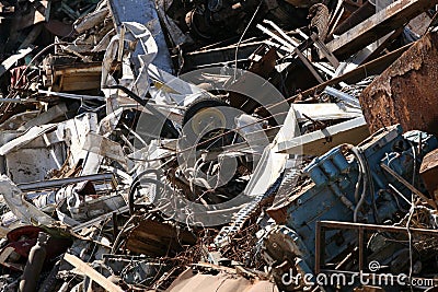 Scrap yard Stock Photo