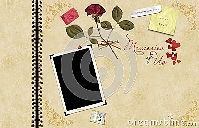 Scrapbook Stock Photo