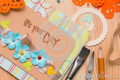 Scrapbook Stock Photo