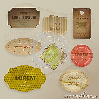 Scrapbooking paper elements vector illustration Vector Illustration