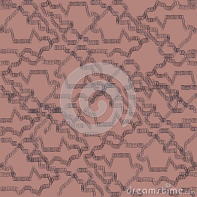 Scrapbooking paper or seamless pattern for fabric design coffee color Stock Photo