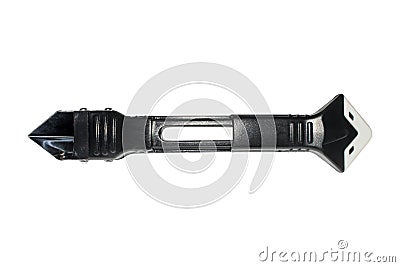 A scraper for grouting and removing seams.A grout and sealant scraper Stock Photo
