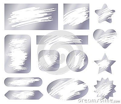 Scratch card. Vector texture. Scratch card effect Vector Illustration