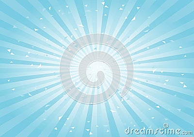 Scratched Abstract background. Soft light Blue Cyan rays background. Horizontal. Vector Vector Illustration