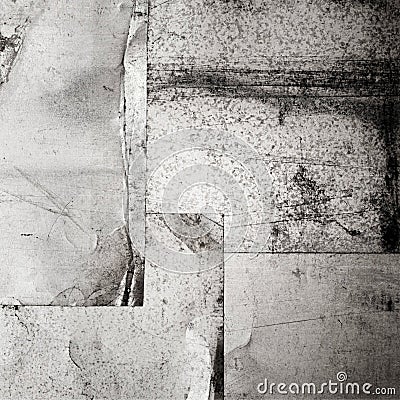 Scratched grunge metal sheets Stock Photo