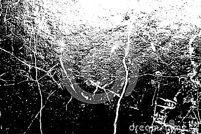 Scratched Grunge Urban Background Texture Vector. Aging Scratched Wall.Monochrome Texture Vector Illustration