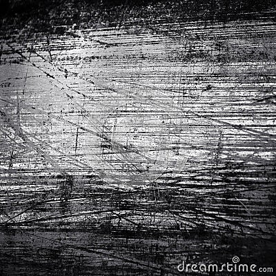 Scratched metal background Stock Photo
