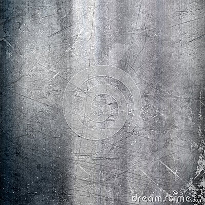 Scratched metallic background Stock Photo