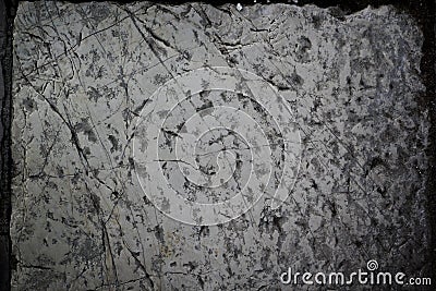 Scratched up marble floor Stock Photo