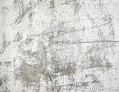 Scratched white plaster Stock Photo