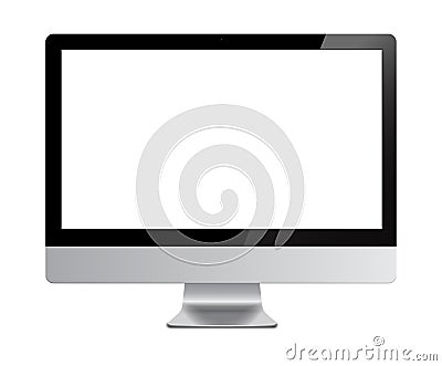 Screen computer isolated Editorial Stock Photo