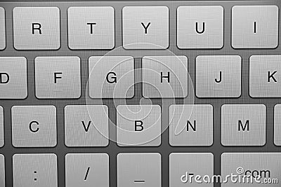 The Screen Keyboard Stock Photo