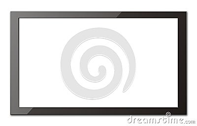 Screen monitor tv Stock Photo