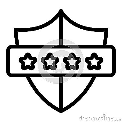 Screen verification icon outline vector. Login code Vector Illustration