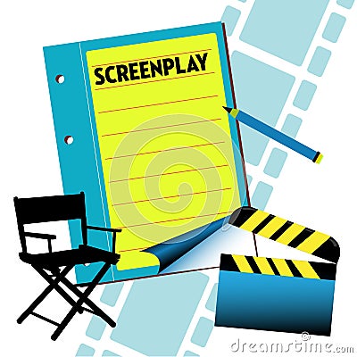 Screenplay Vector Illustration