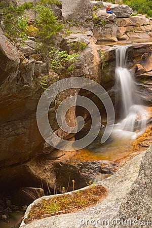 Screw Auger Falls, Grafton Notch State Park, Maine Stock Photo