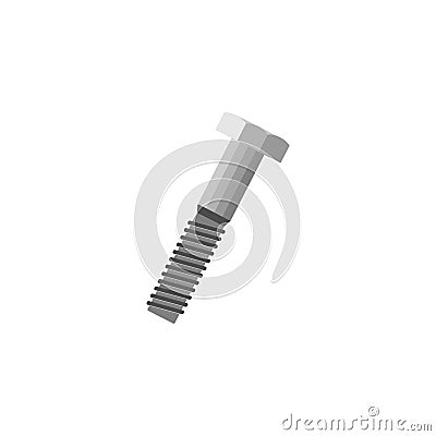 and bolt flat icon, build repair Vector Illustration