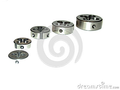 Screw-cutting die head Stock Photo