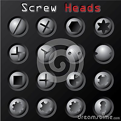 Heads Vector Illustration