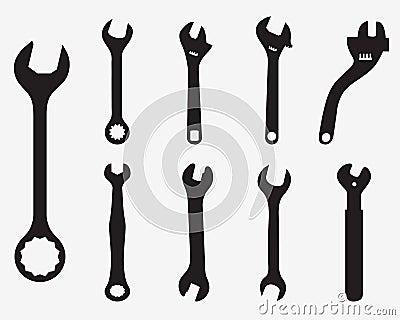 wrench Vector Illustration