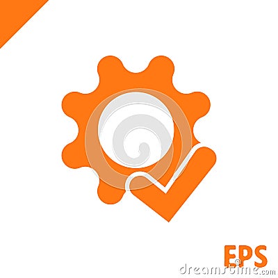 Screwdriver icon stock vector illustration flat design Vector Illustration