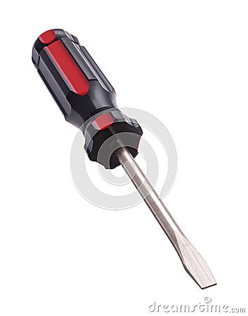Screwdriver isolated on white Stock Photo