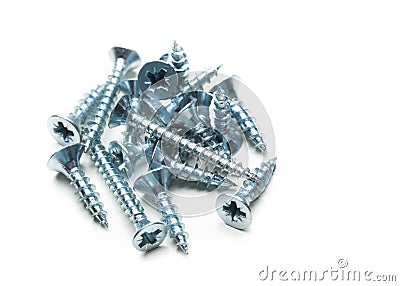 Screws isolated Stock Photo