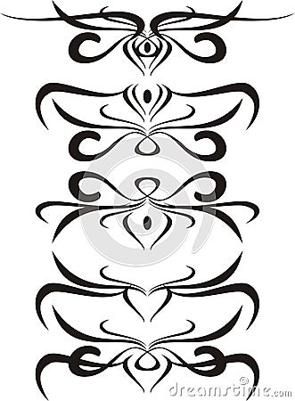 Scroll, cartouche, decor, vector Vector Illustration