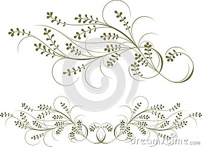 Scroll Set Vector Illustration