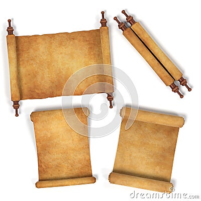 Scrolls Stock Photo