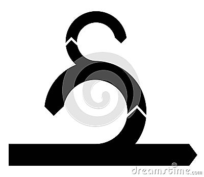 Scrum icon, scrum workflow lifecycle, scrum product development Vector Illustration