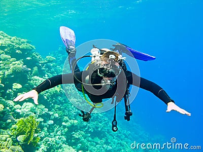 Scuba diver Stock Photo