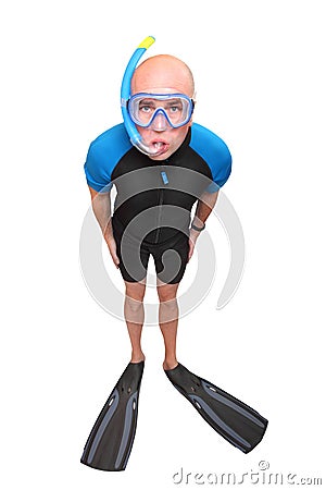 Scuba diver. Stock Photo