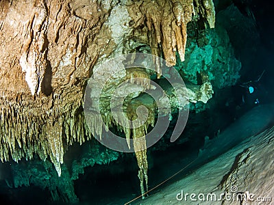 Cenote Dreamgate, Mexico Stock Photo