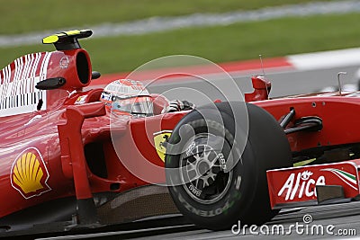 Scuderia Ferrari F1 Team Kimi Raikkonen 2009 Editorial Stock Photo