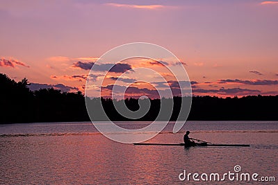 Sculling Stock Photo