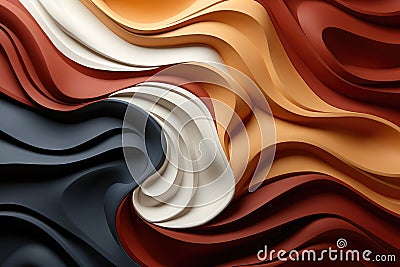 Sculpted Simplicity Minimalist abstract patterns - abstract background composition Stock Photo