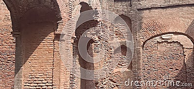 Sculptural View of Wall in a Room in Queens Palace in Residency Stock Photo