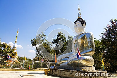 Sculpture buddha outdoor idyllic in tempe Stock Photo