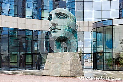 A sculpture at the La DÃ©fense Editorial Stock Photo