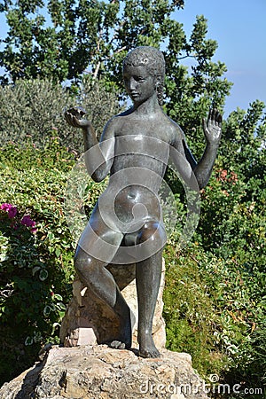 Sculpture Garden, also known as Mitzpor HaShalom Vista of Peace Editorial Stock Photo