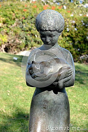 Sculpture Garden, also known as Mitzpor HaShalom Vista of Peace Editorial Stock Photo