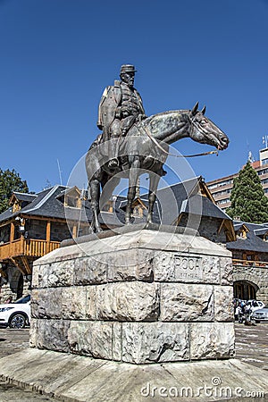 Monument to General Julio Argentino Roca Editorial Stock Photo